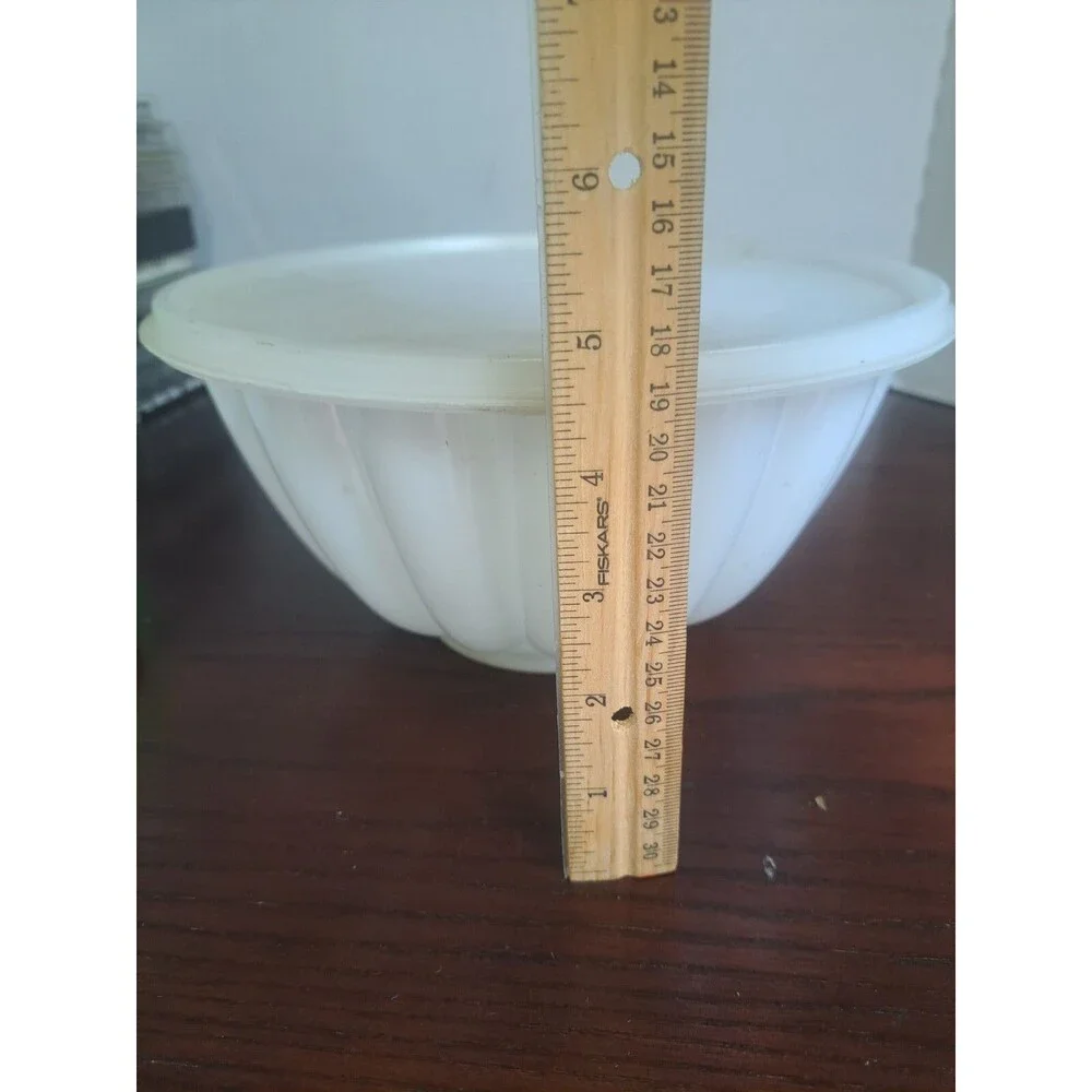 Vintage Tupperware White Jello Ice Mold